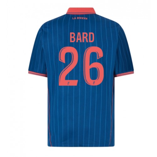 OGC Nice Melvin Bard  #26 Tredjetröja 2025-26 Kortärmad OGC Nice Melvin Bard  #26 Tredjetröja 2025-26 Kortärmad